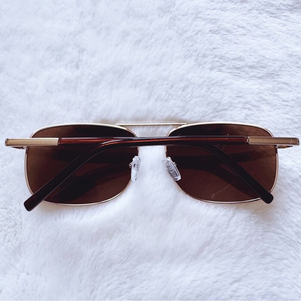Tessa Brown Rectangular Polarized Sunglasses - Picture 13 of 13